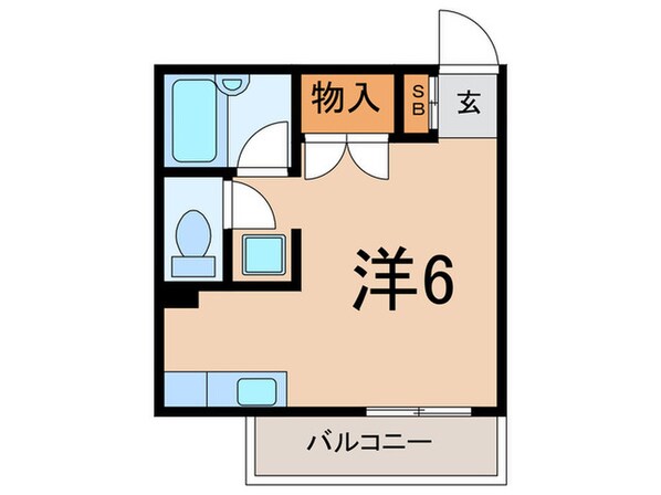 サウスヒルズ都立大の物件間取画像